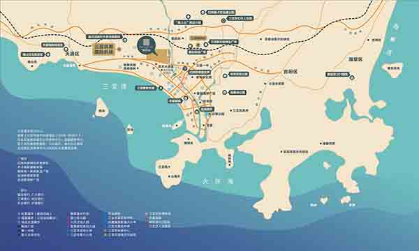 三亚景园城-交通图