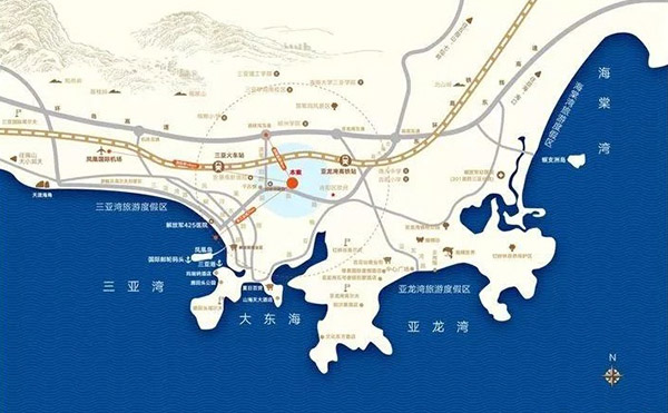津蘭·山水御墅交通图