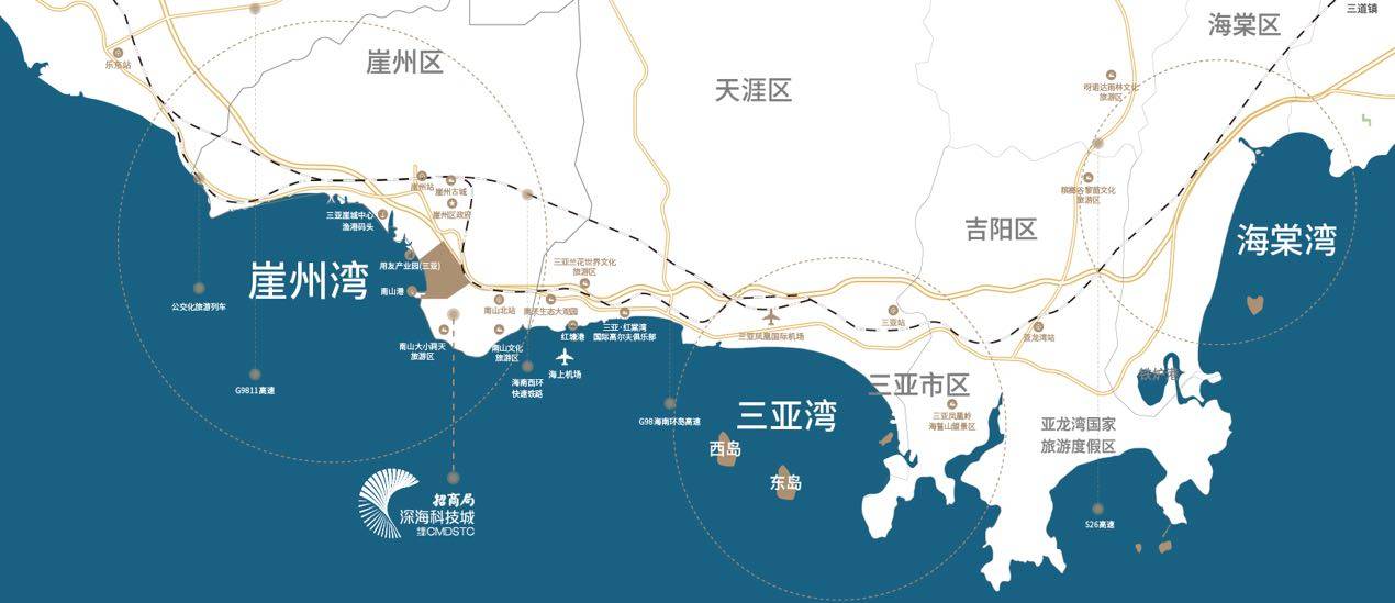 招商雍华府交通图